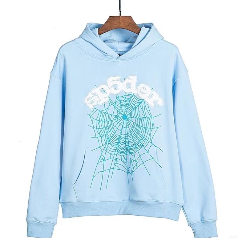 Sky Blue Sp5der Hoodie